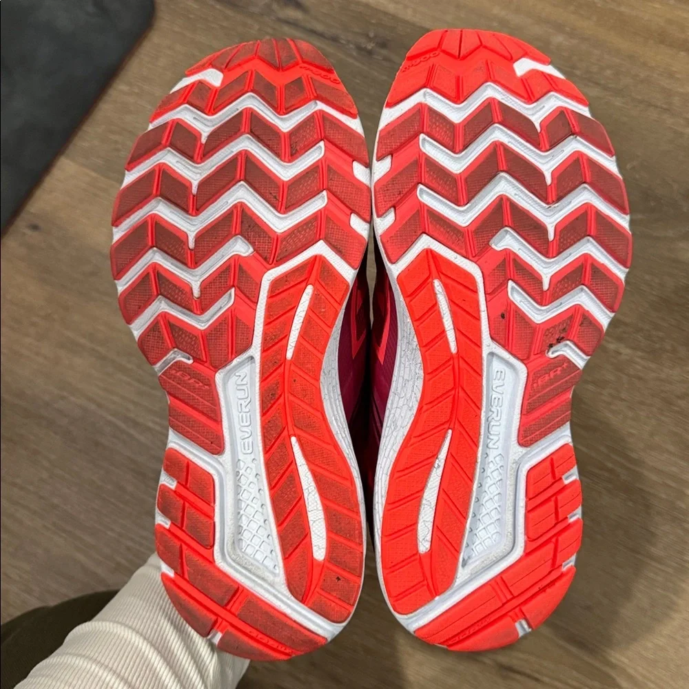 Saucony Guide 10 Everun Women's Red Athletic Shoes size 8 - Picture 7 of 9